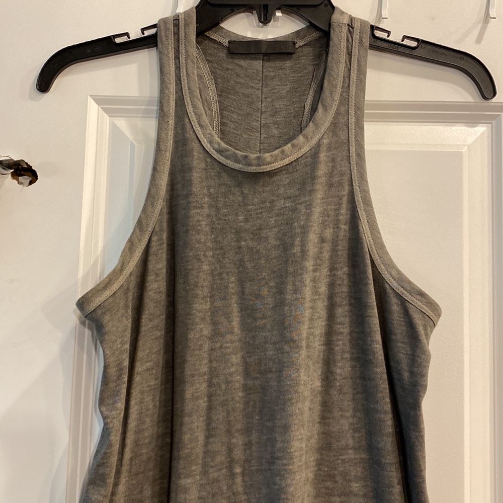 KES Racer Back Tank Dress in Graphite - Picture 3 of 6